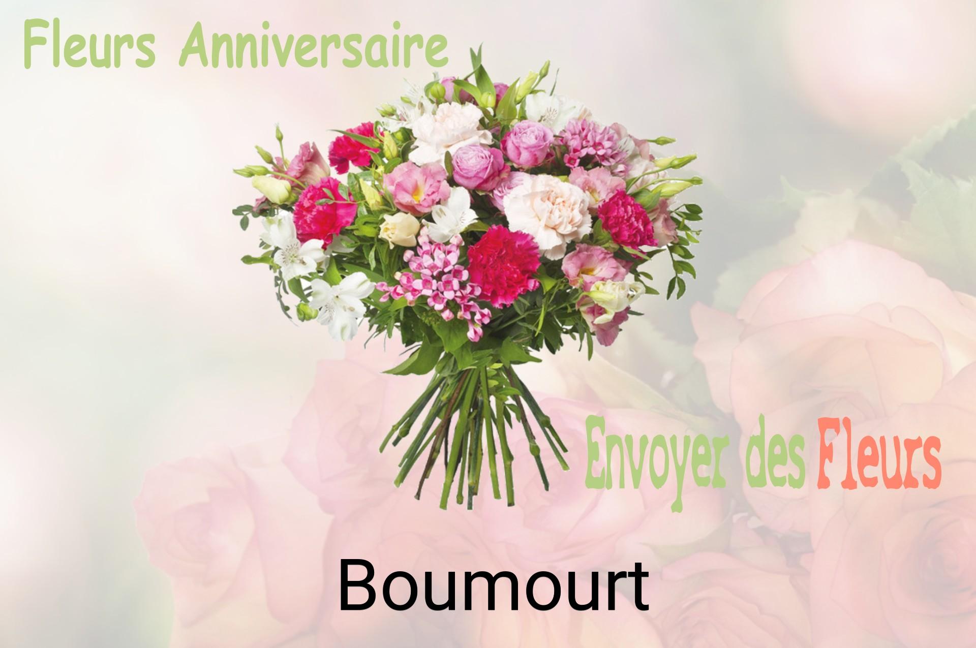 Bouquet de fleurs d’anniversaire livré à Boumourt